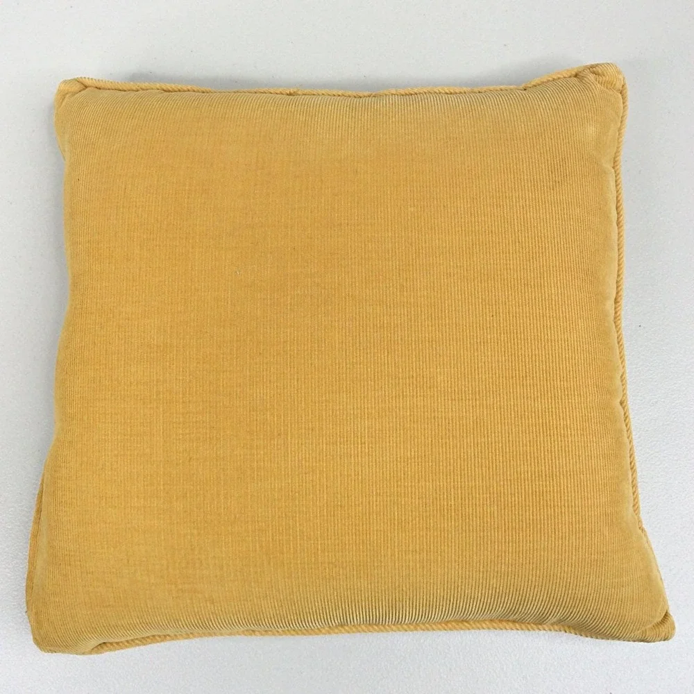 Vintage Needlepoint Handmade Decor Pillow Zipped Cover Craftsman Cottage Shabby